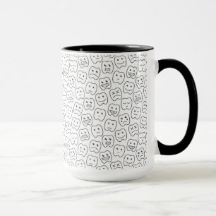 Happy Teeth Pattern Mug
