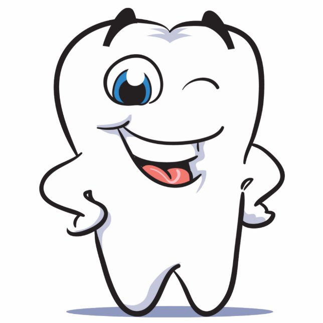 happy teeth statuette (Front)