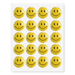 Happy Temporary Tattoos