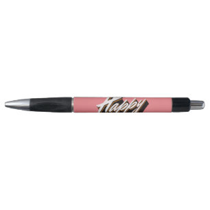 Happy text design pen