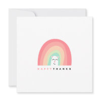 Flat Thank You Card