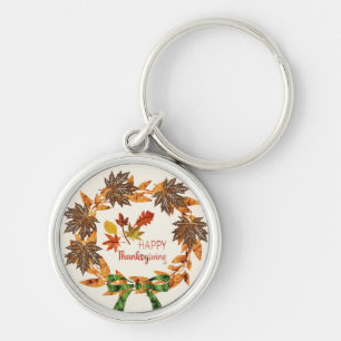Happy Thanks Giving Keychain