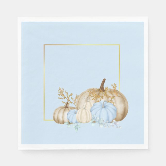 Happy thanks giving Paper Plate Napkins (Front)