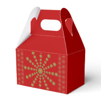 Happy Thanks Red Polka dot design Favor Boxes
