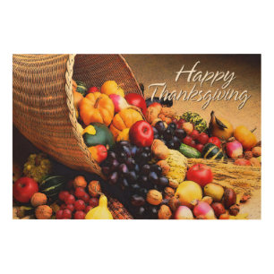 Happy Thanksgiving 12 Wood Wall Art