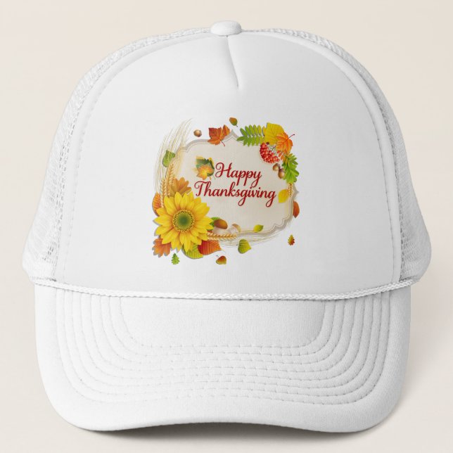 Happy Thanksgiving 13 Hat (Front)