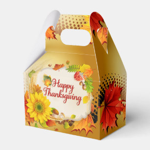 Happy Thanksgiving 13A Options Favor Boxes