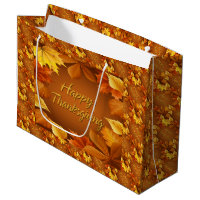 Happy Thanksgiving 1 Large Gift Bag