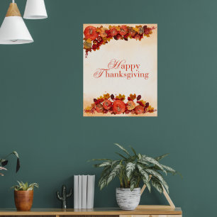Happy Thanksgiving 2024 Poster