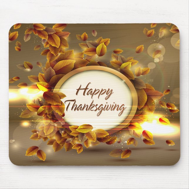 Happy Thanksgiving 3 Mousepad (Front)