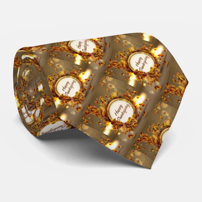 Happy Thanksgiving 3A Tie (Rolled)