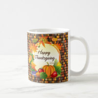 Happy Thanksgiving 5A-13A Options Coffee Mug