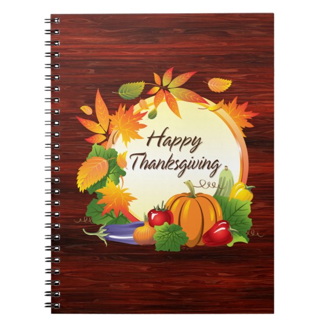 Happy Thanksgiving 5A Notebook (Front)