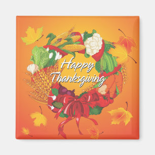 Happy Thanksgiving 6 Magnet