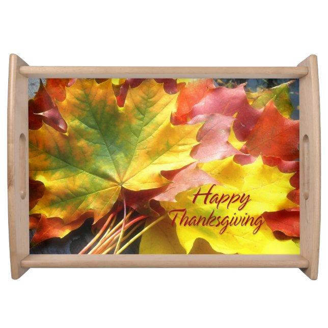 Happy Thanksgiving 7 Options Serving Tray (Front)