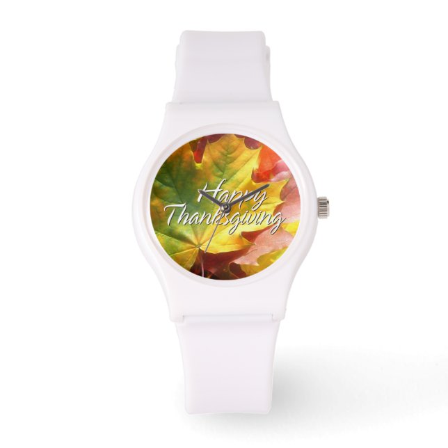 Happy Thanksgiving 7 Watch & Numeral Options (Front)