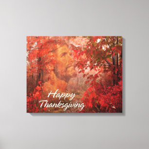 Happy Thanksgiving 9 Wrapped Canvas Print