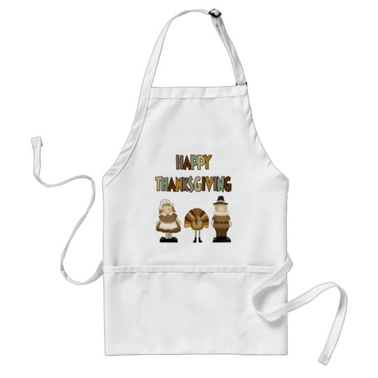 Happy Thanksgiving Adult Apron
