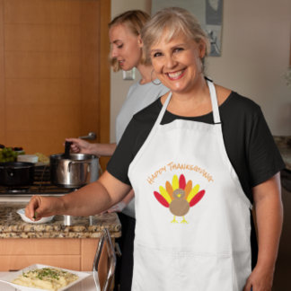 Happy Thanksgiving Adult Apron