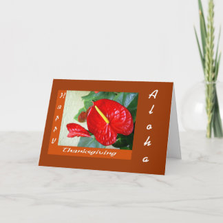 Happy Thanksgiving - Aloha Card