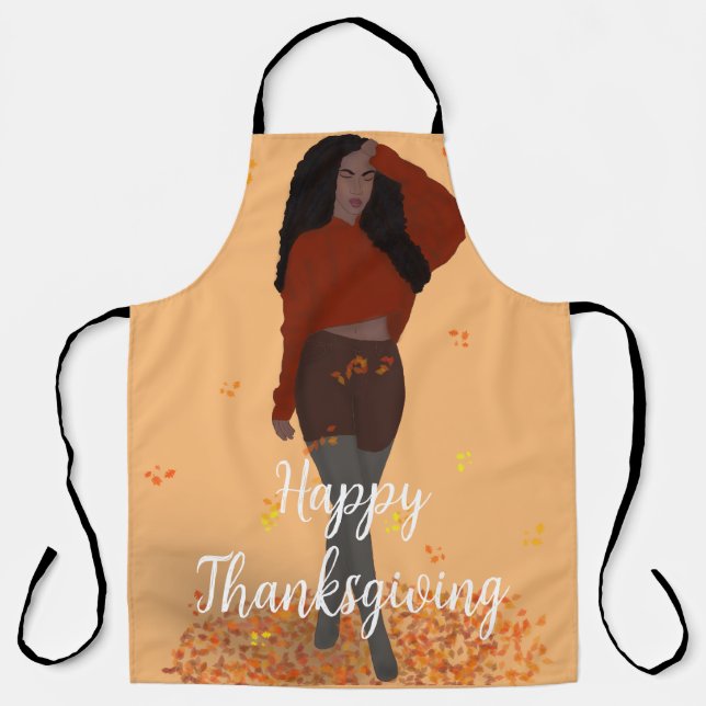 Happy Thanksgiving  Apron (Front)