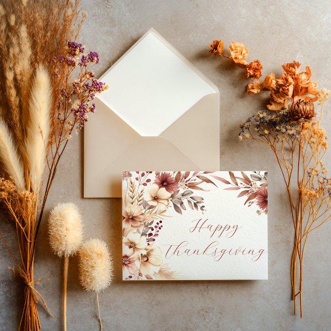 Happy Thanksgiving Autumn Border Card (Creator Uploaded)