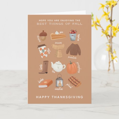 Happy Thanksgiving Best of Fall Card