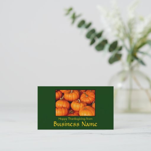 Hallmark thanksgiving business cards