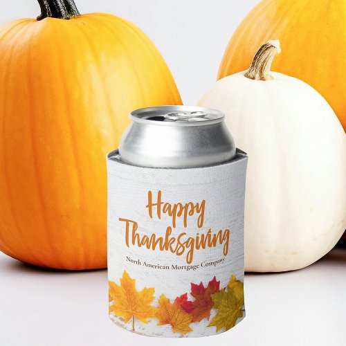 Happy Thanksgiving Business Custom Company Party Can Cooler