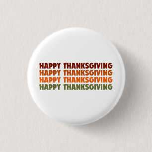 HAPPY THANKSGIVING BUTTON