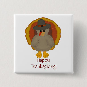 Happy Thanksgiving Button