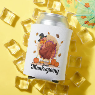 Happy Thanksgiving Can Cooler