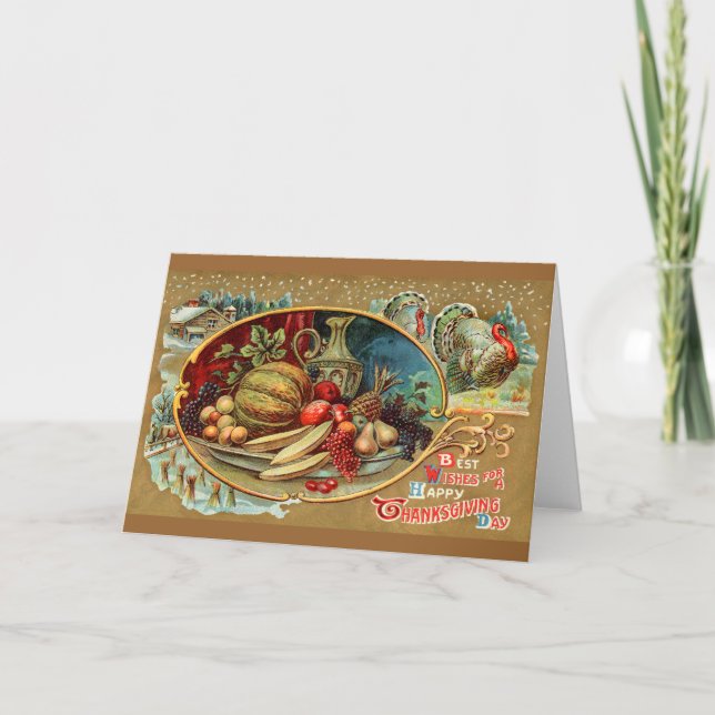 Happy Thanksgiving card (Front)