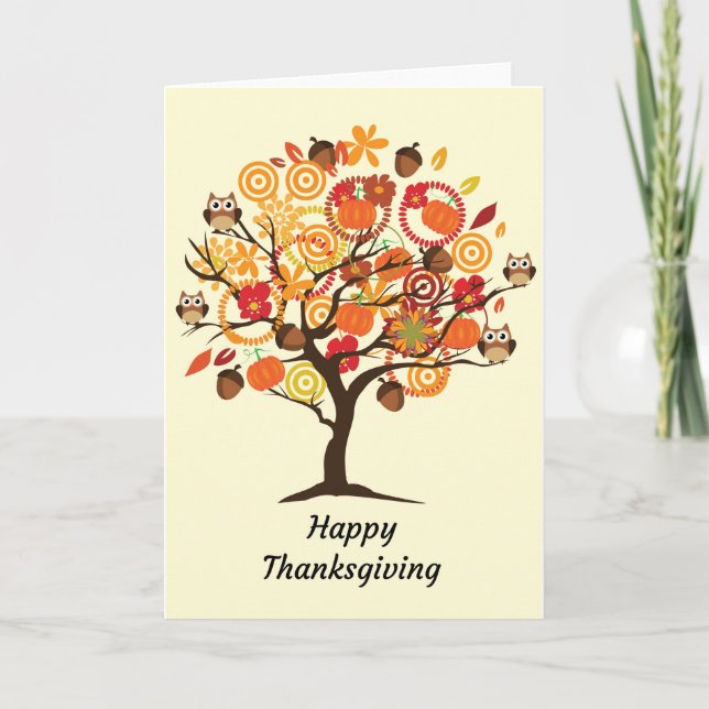 Happy Thanksgiving Card (Front)