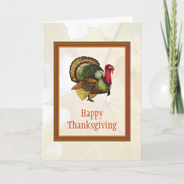 Happy Thanksgiving Card (Front)