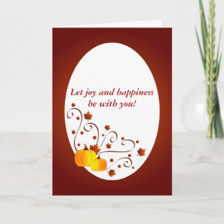 Happy Thanksgiving - Card