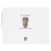 Happy Thanksgiving card butterflies (Back Horizontal)