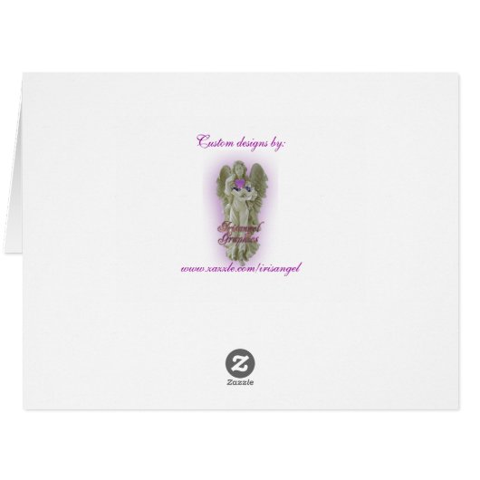 Happy Thanksgiving card butterflies (Back Horizontal)