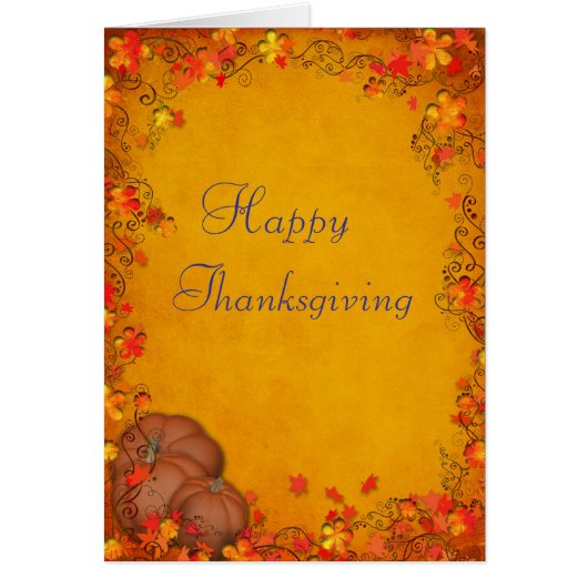 Happy Thanksgiving Cards (Front)