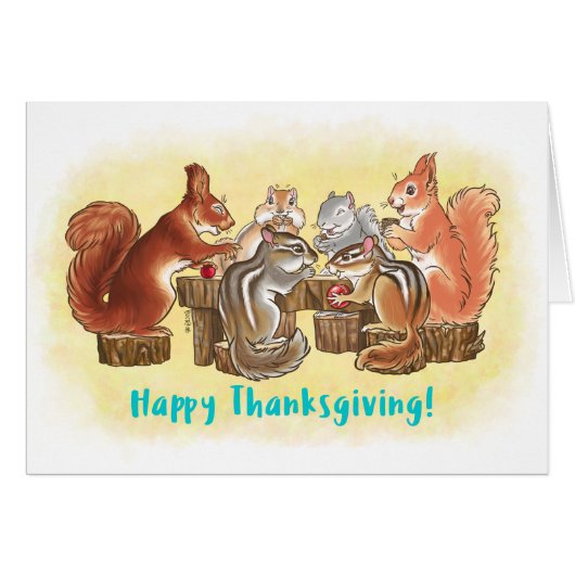 Happy Thanksgiving! Cards (Front Horizontal)