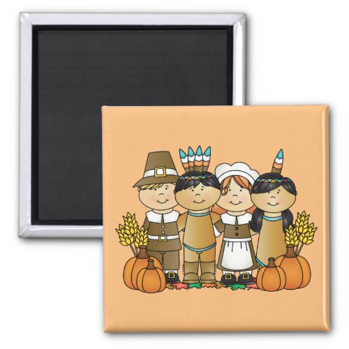Happy Thanksgiving Children Magnet
