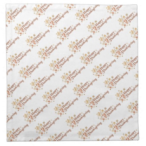 Happy Thanksgiving Cloth Napkin