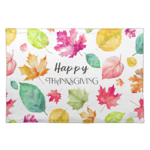Happy Thanksgiving Cloth Placemat