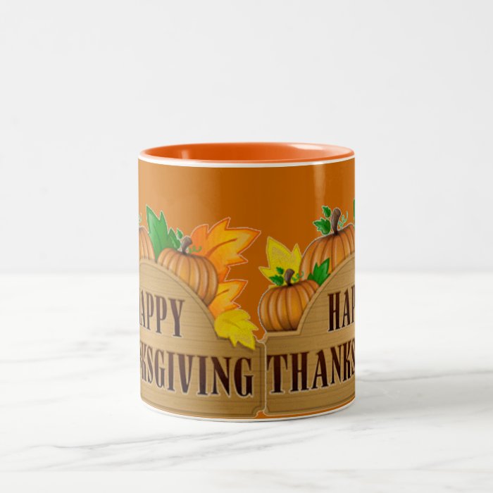 HAPPY THANKSGIVING COFFEE MUG