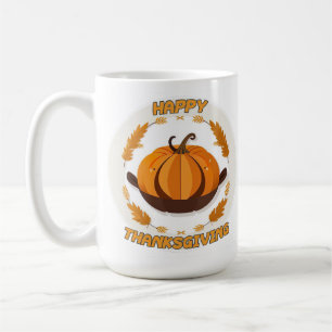 happy thanksgiving coffee mug