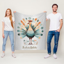 Happy Thanksgiving Colorful Turkey Golden Stars