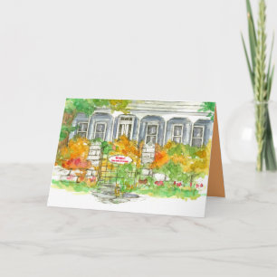 Happy Thanksgiving Congratulations New Home Card