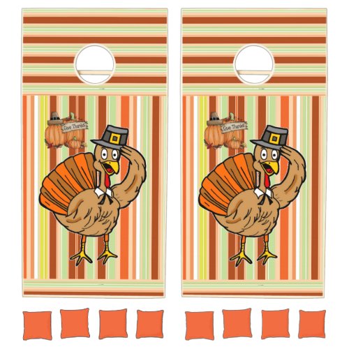 Happy Thanksgiving Cornhole Set