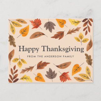 Happy Thanksgiving Customizable Card