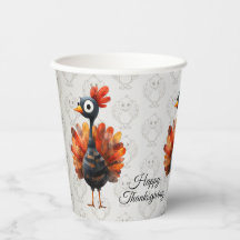 Happy Thanksgiving Cute Colorful Baby Turkey